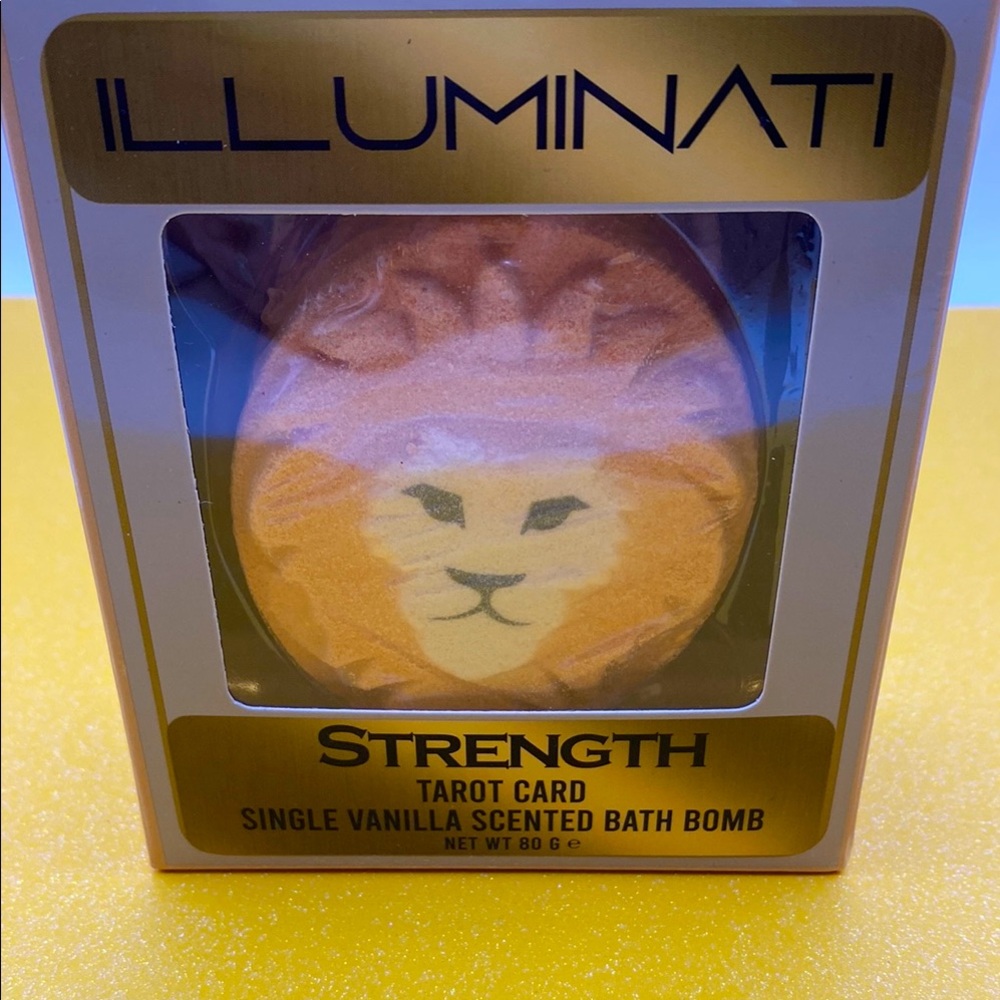 Illuminati Strength Tarot Card Bath Bomb Strength Vanilla Scented